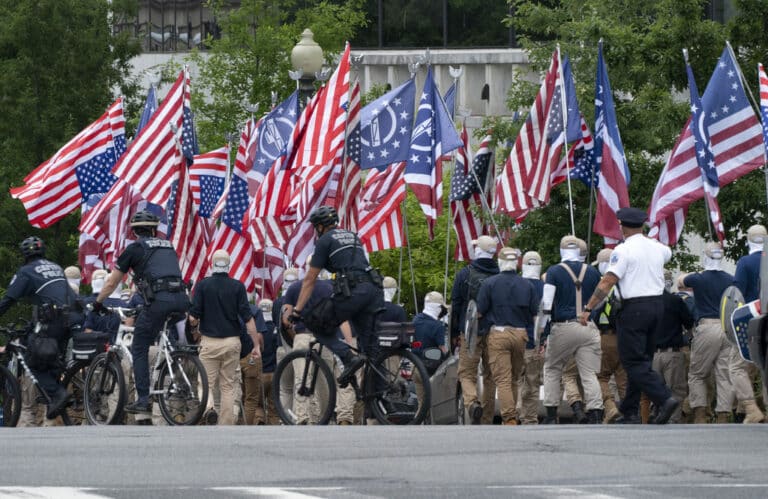Flying Flag Upside Down | The First Amendment Encyclopedia