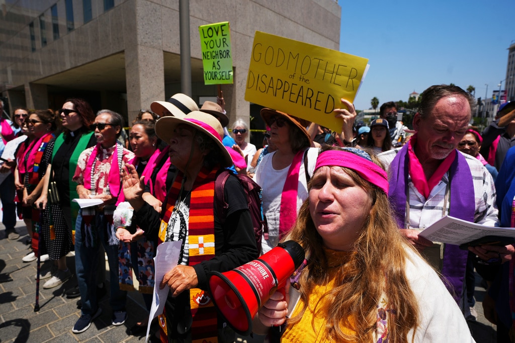 Protesters in Los Angeles 2