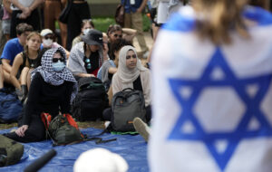 Pro-Palestinian protesters at University of Tennessee